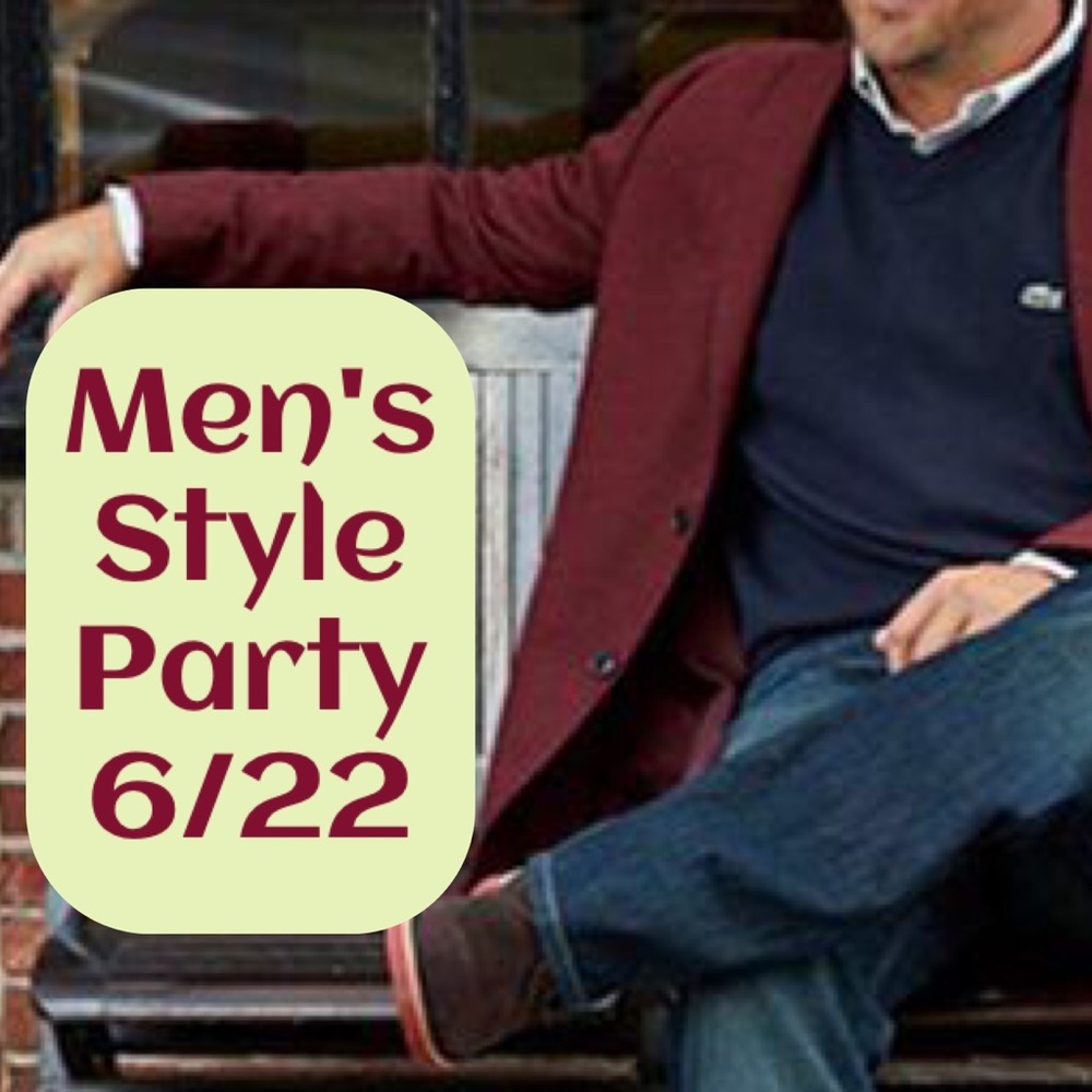 I'm hosting my first party! JUNE 22  men's style